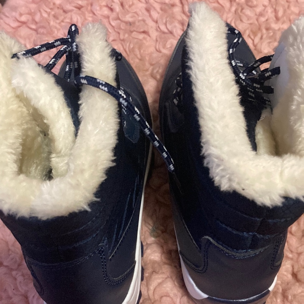 Dark blue boots